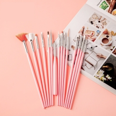 Bộ 15 cọ vẽ móng tay các loại (5/10/30/50 pcs/case)