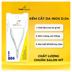 Kềm cắt da thép không gỉ D04 - Kềm Lâm (5/10/30/50 pcs/case)