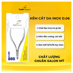 Kềm cắt da thép không gỉ D06 - Kềm Lâm (5/10/30/50 pcs/case)