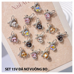 Đá nơ mix nhiều màu (5/10/30/50 set/case)