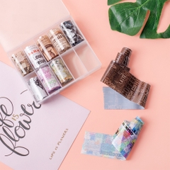 Set foil tạp chí trang trí móng (5/10/30/50 set/case)