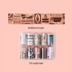 Set foil tạp chí trang trí móng (5/10/30/50 set/case)