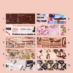 Set foil tạp chí trang trí móng (5/10/30/50 set/case)