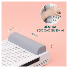 Máy hút bụi nail tích điện L’UGX LG618 (1/5/10/30 pcs/case)