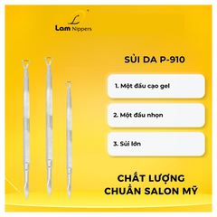 Sủi da inox P-910 - Kềm Lâm (5/10/30/50 pcs/case)