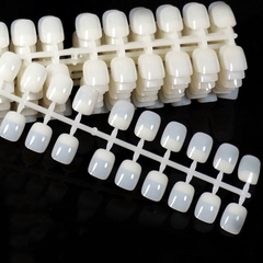 Móng thanh form vuông màu đục (5/10/30/50 set/case) (240 móng)