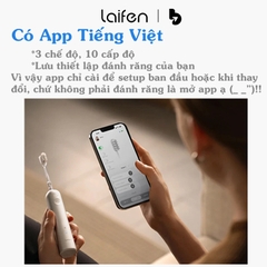 Bàn chải điện LAIFEN WAVE thế hệ mới - bàn chải đánh răng Laifen