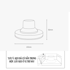 Đầu sấy mịn, giá treo Laifen hút từ tính - Phụ kiện máy sấy tóc Laifen SE, SE Lite, LF03