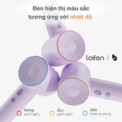 Máy sấy tóc ion âm tốc độ cao Laifen SE, Chip nhiệt AI thông minh