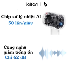 Máy sấy tóc ion âm tốc độ cao LAIFEN SE LITE, Chip Nhiệt AI thông minh