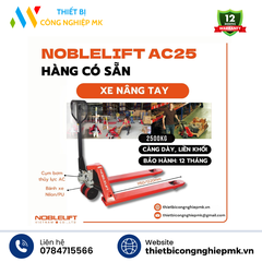 Xe Nâng Tay Thấp 2.5Tấn(Càng Hẹp) AC25 NOBLELIFT