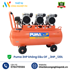 Máy Nén Khí 3HP Không Dầu