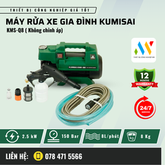 Máy Rửa Xe Kumisai Không Chỉnh Áp KMS-Q8