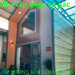 Cải tạo nhà cũ sử dụng tấm ốp az100