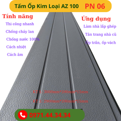 Tấm Ốp Tường Kim Loại  AZ100 - PN.06