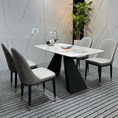Bộ Bàn Ăn 4 Ghế Nhập Khẩu HT38