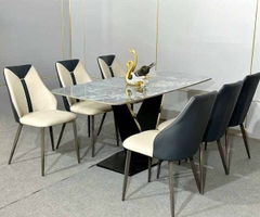 Bộ Bàn Ăn 6 Ghế Nhập Khẩu HT68
