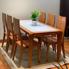 Bộ Bàn Ghế Ăn Gỗ Sồi HT86
