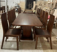 Bàn Ăn 8 Ghế Gỗ Sồi GS801
