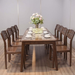 Bộ Bàn Ăn Gỗ Sồi 8 Ghế HT11