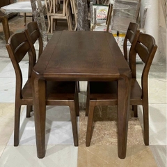 Bộ Bàn Ghế Ăn Nhỏ Gọn Gỗ Sồi HT36