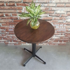 Bàn Cafe Mặt Gỗ Chân Săt CFS04
