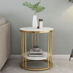 Bàn Cạnh Góc Sofa Mặt Đá BG07