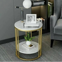 Bàn Cạnh Góc Sofa Mặt Đá BG07