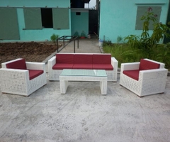 Bàn Ghế Sofa Mây Nhựa Cao Cấp Ngoài Trời MN57