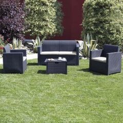 Bàn Ghế Sofa Mây Nhựa Cao Cấp Ngoài Trời MN58