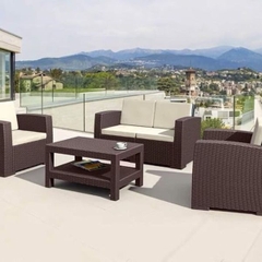 Bàn Ghế Sofa Mây Nhựa Cao Cấp Ngoài Trời MN58