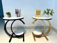 Bàn Góc Sofa Mặt Đá BG04