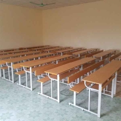 Bàn Học Sinh Liền Ghế Có Tựa BHS02