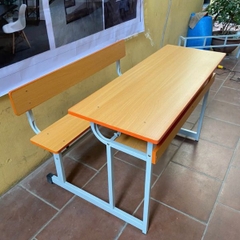 Bàn Học Sinh Liền Ghế Có Tựa BHS02