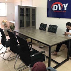 Bàn Họp Văn Phòng Chân Sắt Kích Thước 2m8