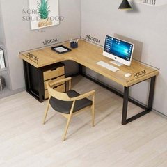 Bàn Làm Việc Chữ L Bàn Học BL01