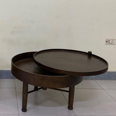 Bàn Trà Xoay Gỗ Sồi BT60