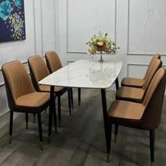 Bàn Ăn Giá Rẻ Hà Nội 6 Ghế Nhập Khẩu