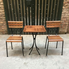 Bộ Bàn Cafe 4 Ghế Fansipan Gấp Gọn