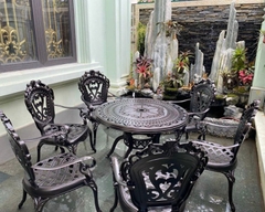 Bộ Bàn Ghế Ngoài Trời Nhôm Đúc ND72