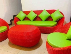 Bộ Bàn Ghế Sofa Mây Nhựa Sân Vườn MN36