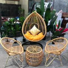 Ghế Xích Đu Trứng Mây Nhựa MN50
