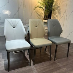 Bàn Ăn Mặt Đá Thạch Anh Vi Tinh Thế 6 Ghế Nhập Khẩu