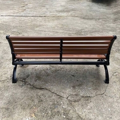 Ghế Băng Khung Nhôm Đúc Nan Nhựa Composite Giả Gỗ GB09