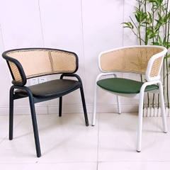 Ghế Cafe Gỗ Sồi Tựa Mây GW11