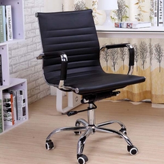 Ghế Da Lưng Thấp Chân Xoay GX22