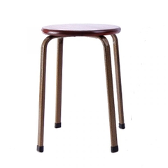 Ghế Đôn Chân Sắt Mặt Gỗ