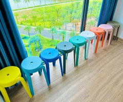 Ghế Đôn Nhựa Đúc Nhập Khẩu DN03