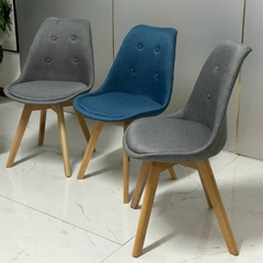 Ghế Eames Nhựa Đúc Bọc Nỉ Nhập Khẩu