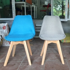 Ghế Eames Nhựa Đúc Bọc Nỉ Nhập Khẩu